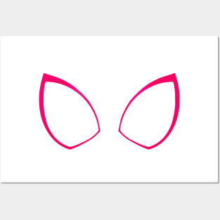 Pink eyes Posters and Art